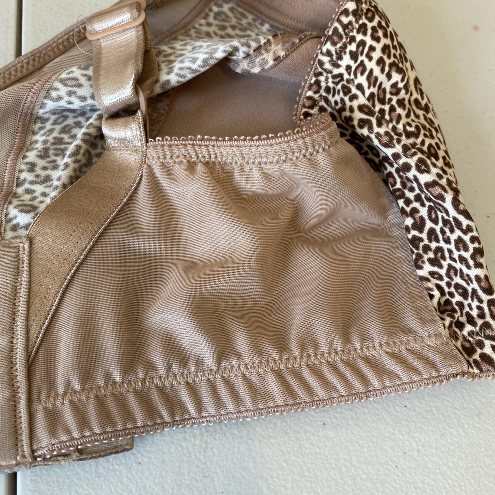 Just My Size Leopard Print Plus Size Bra Size 40dd Euc — image 5 of 8